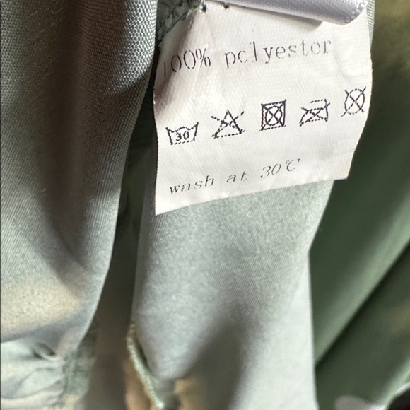 ✨ Sage Green Polka Dot Cottagecore Dress ✨ - Picture 6 of 7